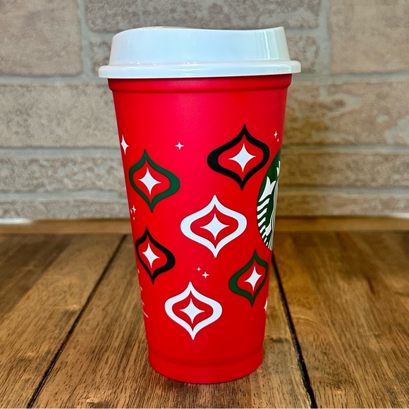 Starbucks 2023 Red Limited Edition Red White Green Ornament Reusable Hol… - Picture 4 of 8